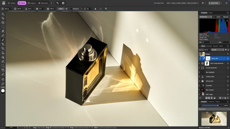 Affinity Photo professional non-subscription Photoshop alternative