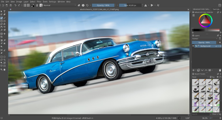 Krita free digital painting and illustration software