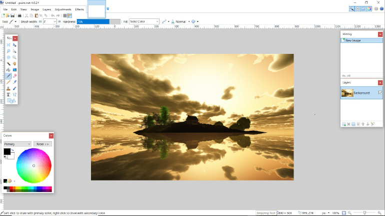 Paint.NET free lightweight image editor for Windows